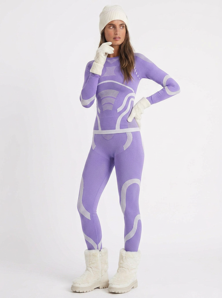 Gabrielle | Women's Activewear Set Long Sleeve Top Leggings
