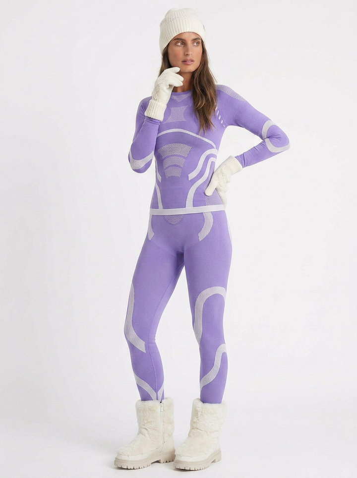 Gabrielle | Women's Activewear Set Long Sleeve Top Leggings