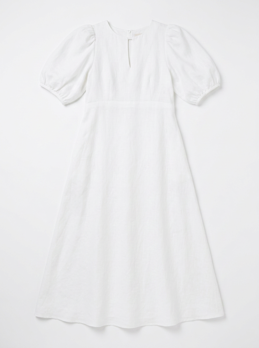 Grace | Puff Sleeve Midi Dress