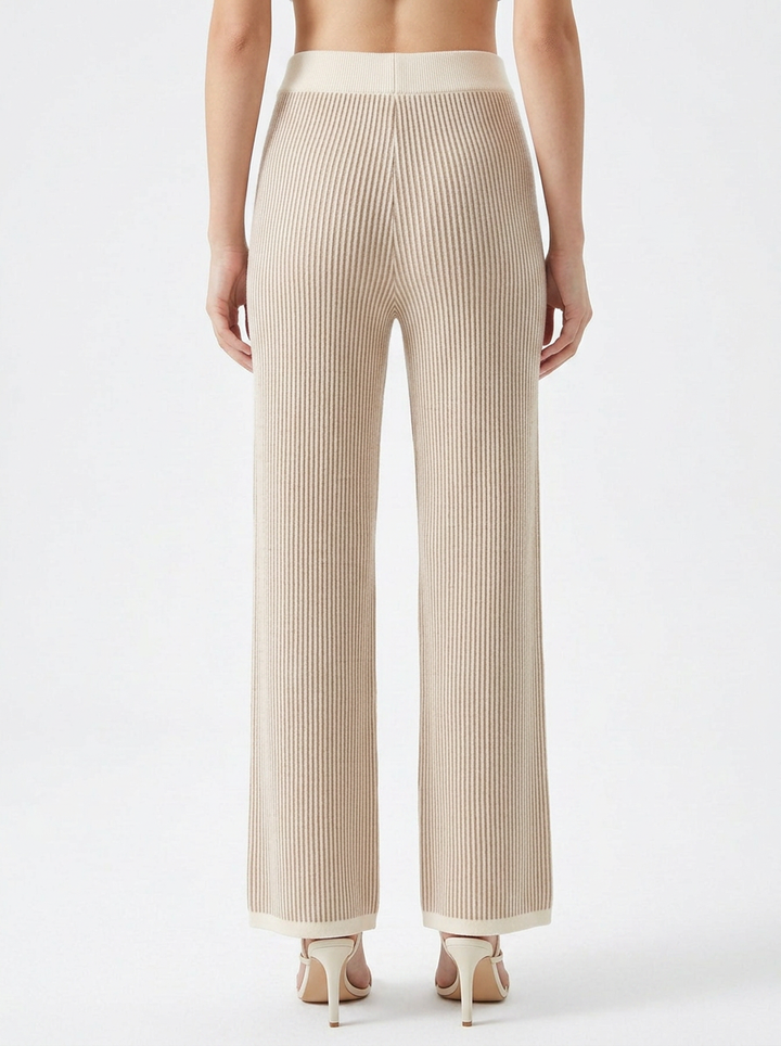 Grace | Women's Knit Pants Wide Leg Drawstring