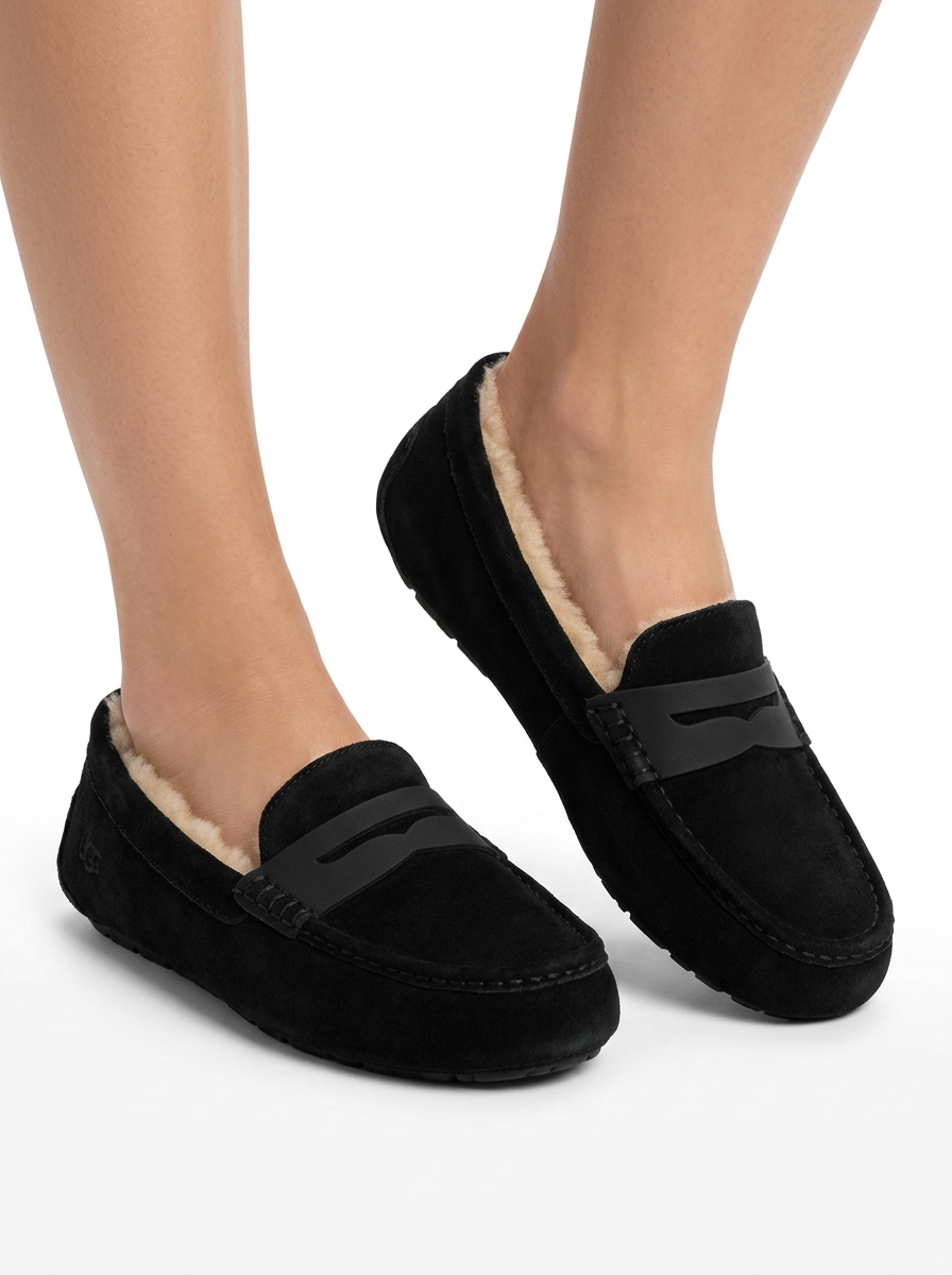 Grace | Women's Penny Loafers with Fluffy Lining