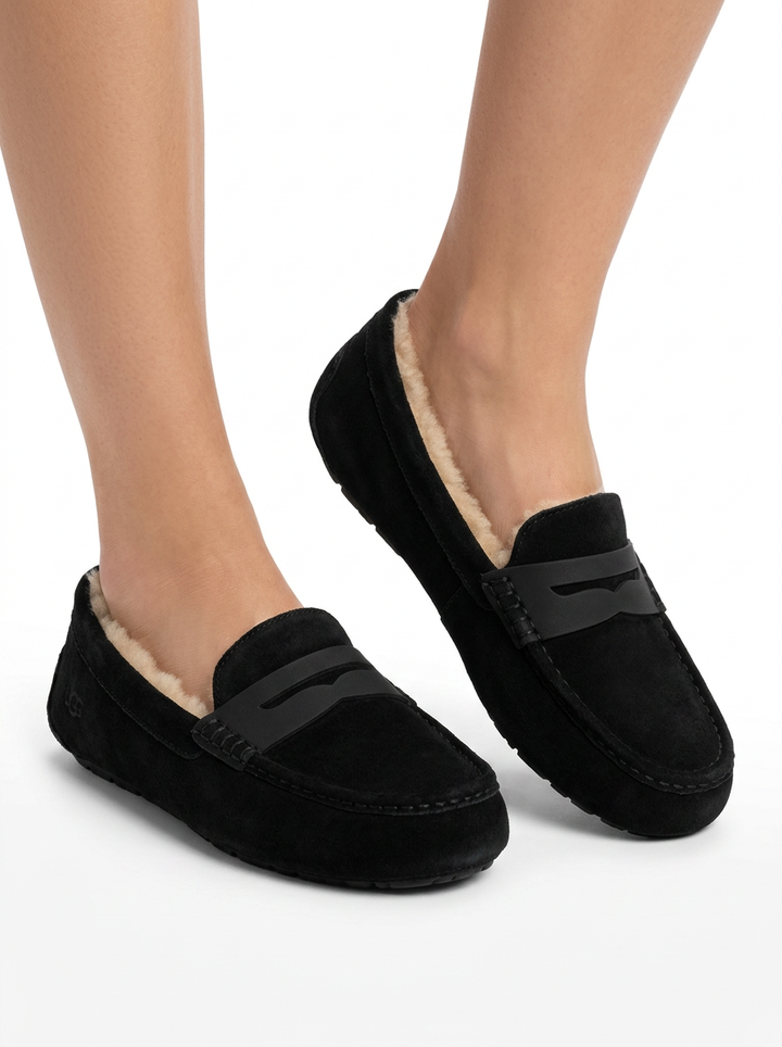 Grace | Women's Penny Loafers with Fluffy Lining