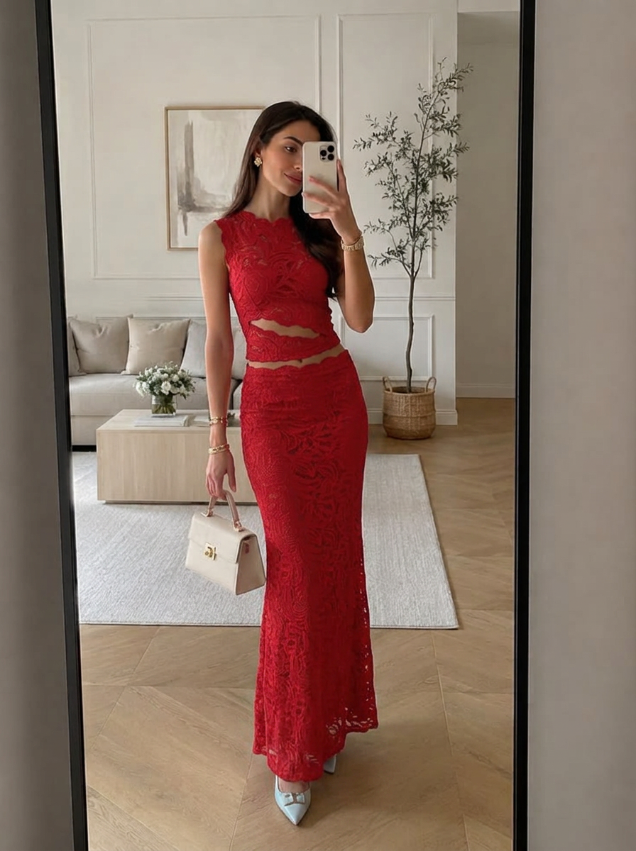 Harper | Two-Piece Lace Set