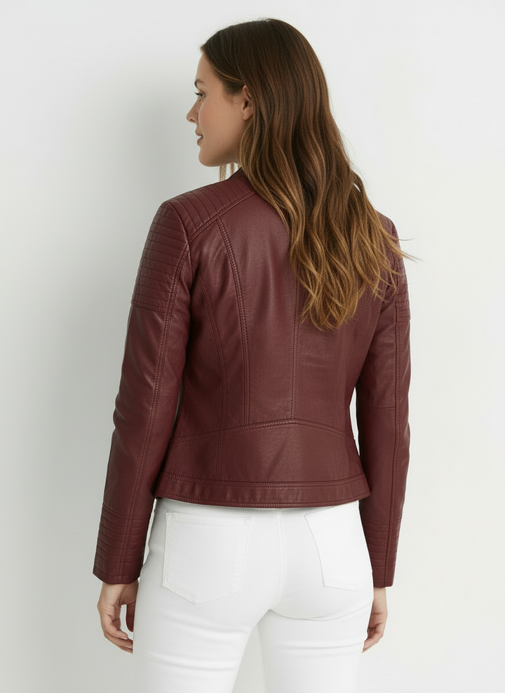 Harper | Women's Leather Jacket Crop 3