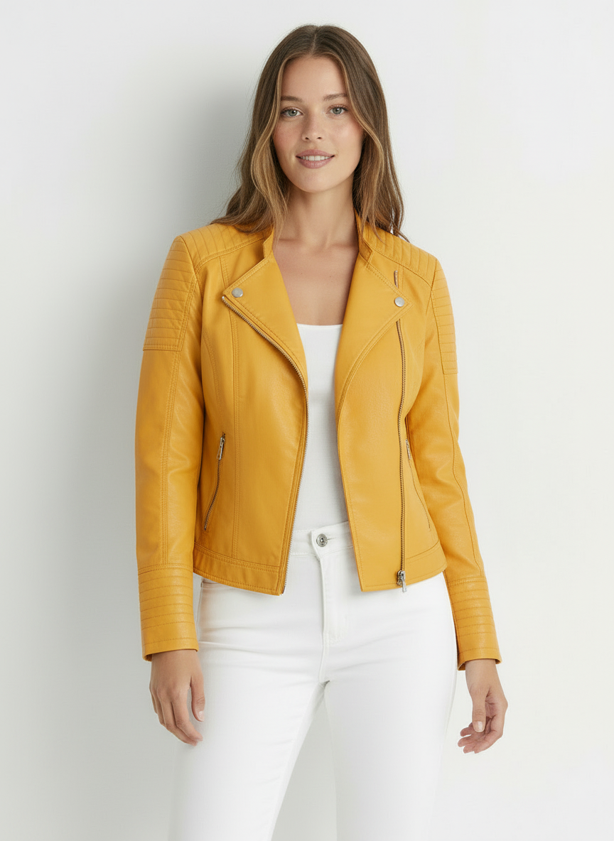 Harper | Women's Leather Jacket Crop 9