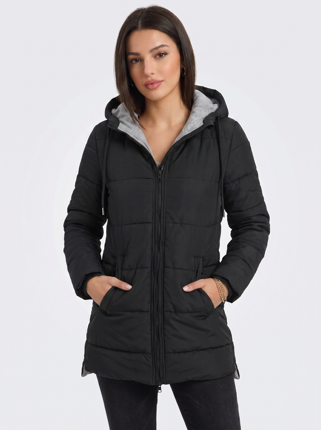 Harper | Women's Puffer Jacket with Zip Front