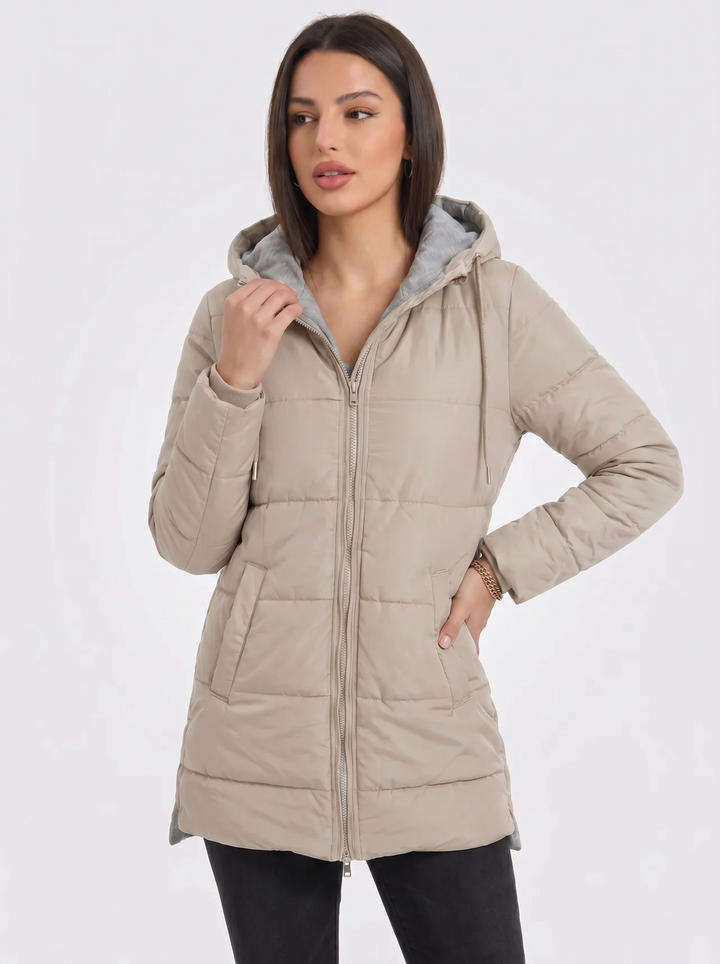 Harper | Women's Puffer Jacket with Zip Front