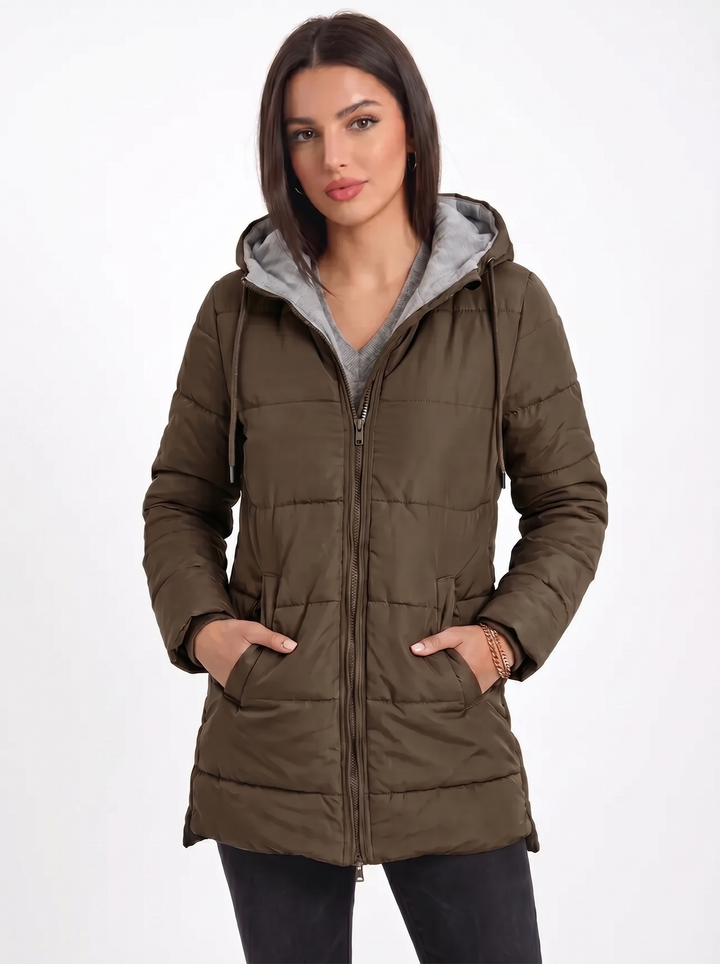 Harper | Women's Puffer Jacket with Zip Front