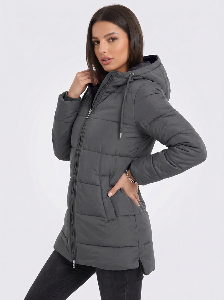 Harper | Women's Puffer Jacket with Zip Front