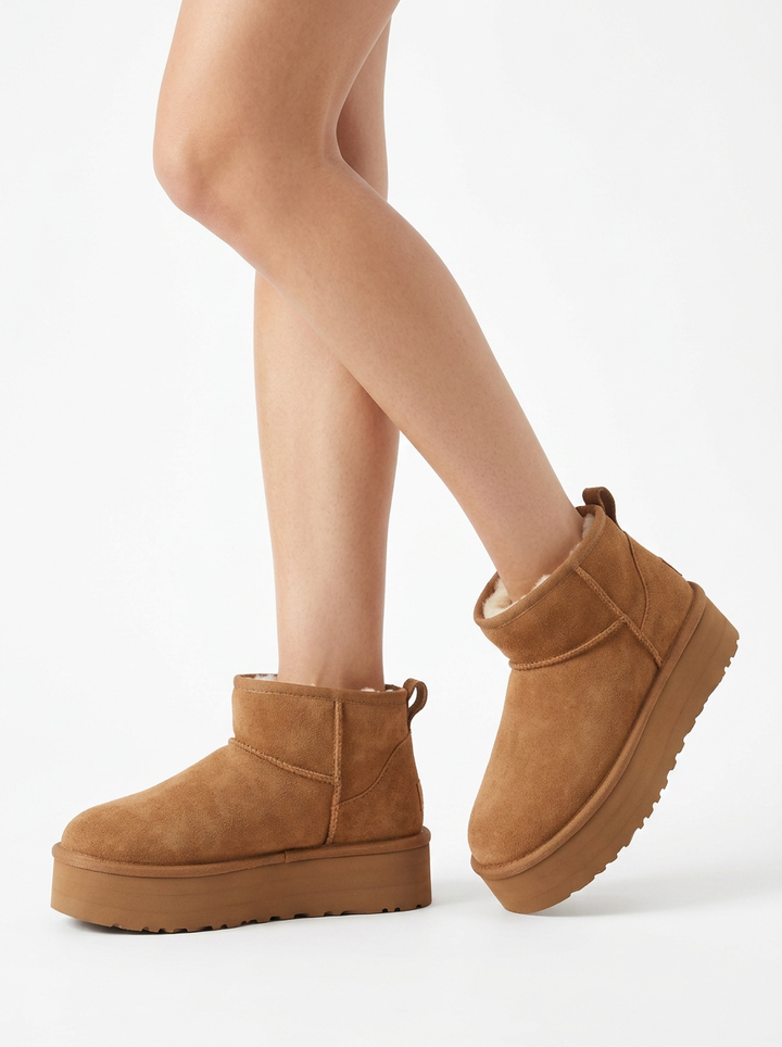 Harper | Women's Sherpa Lined Suede Ankle Boots