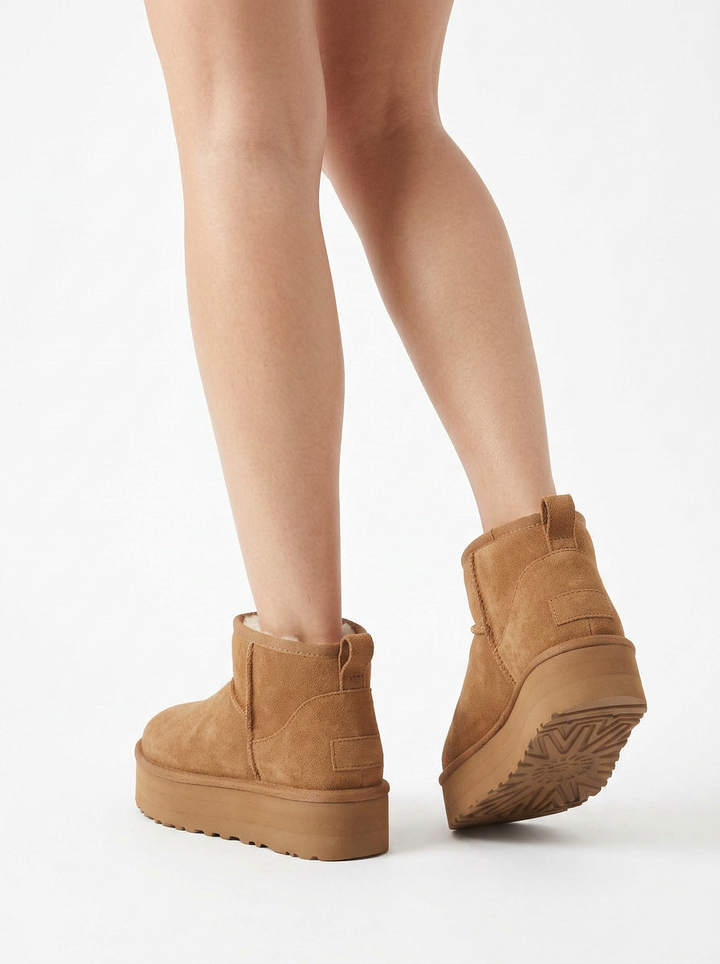 Harper | Women's Sherpa Lined Suede Ankle Boots