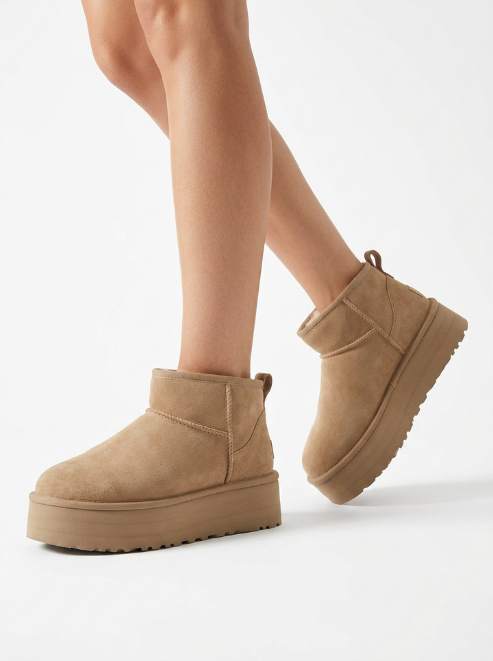 Harper | Women's Sherpa Lined Suede Ankle Boots