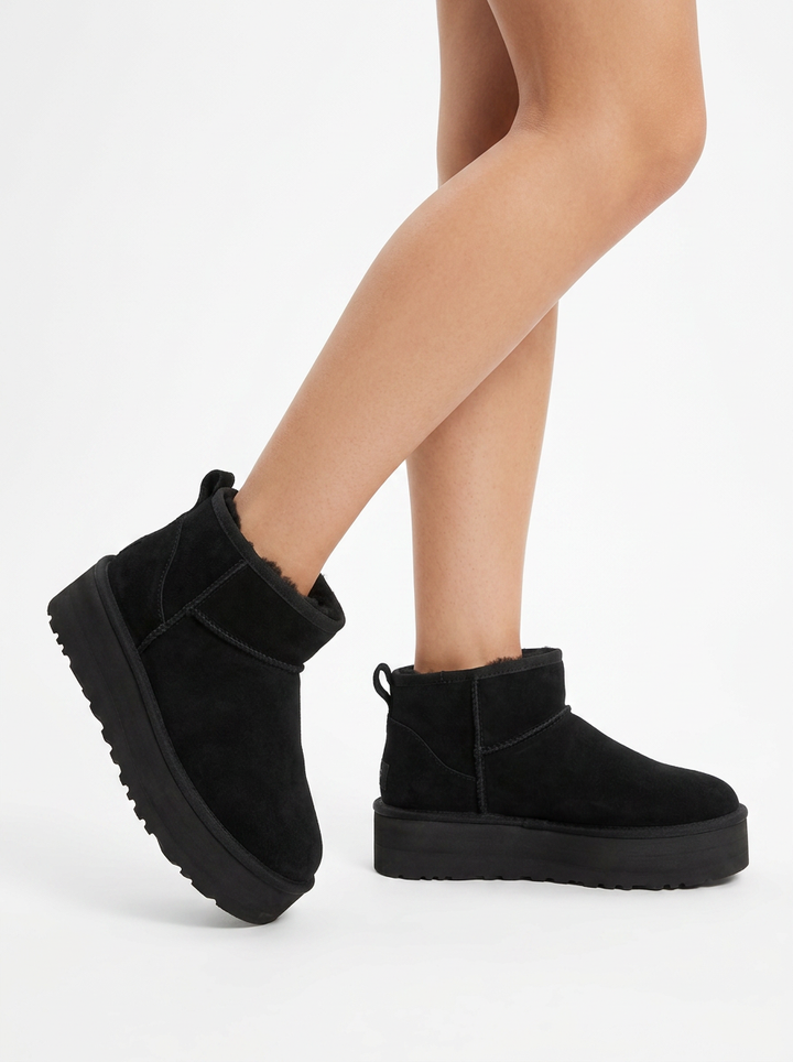 Harper | Women's Sherpa Lined Suede Ankle Boots