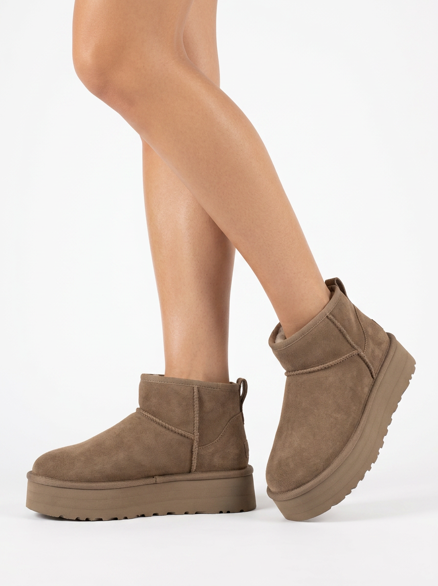 Harper | Women's Sherpa Lined Suede Ankle Boots