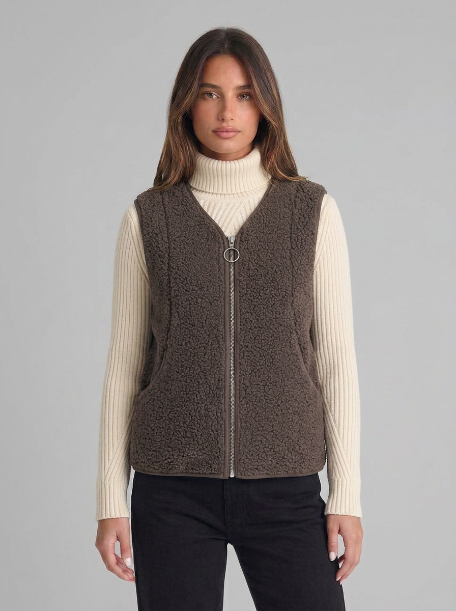 Harper | Women's V-Neck Fleece Vest