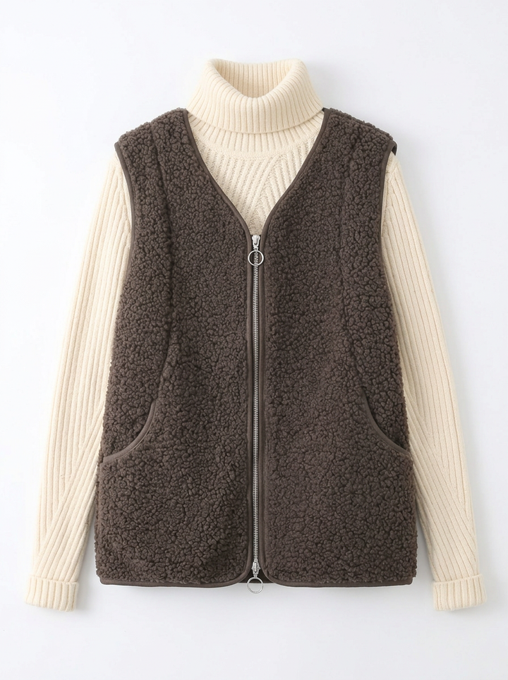 Harper | Women's V-Neck Fleece Vest