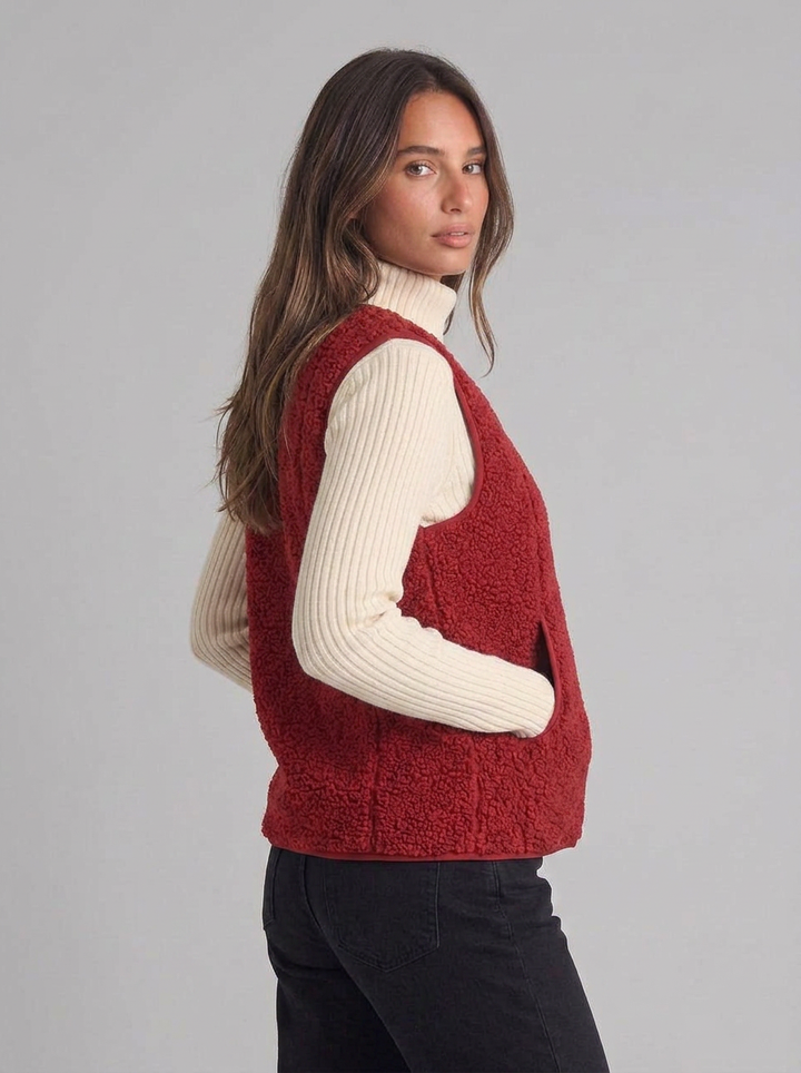 Harper | Women's V-Neck Fleece Vest
