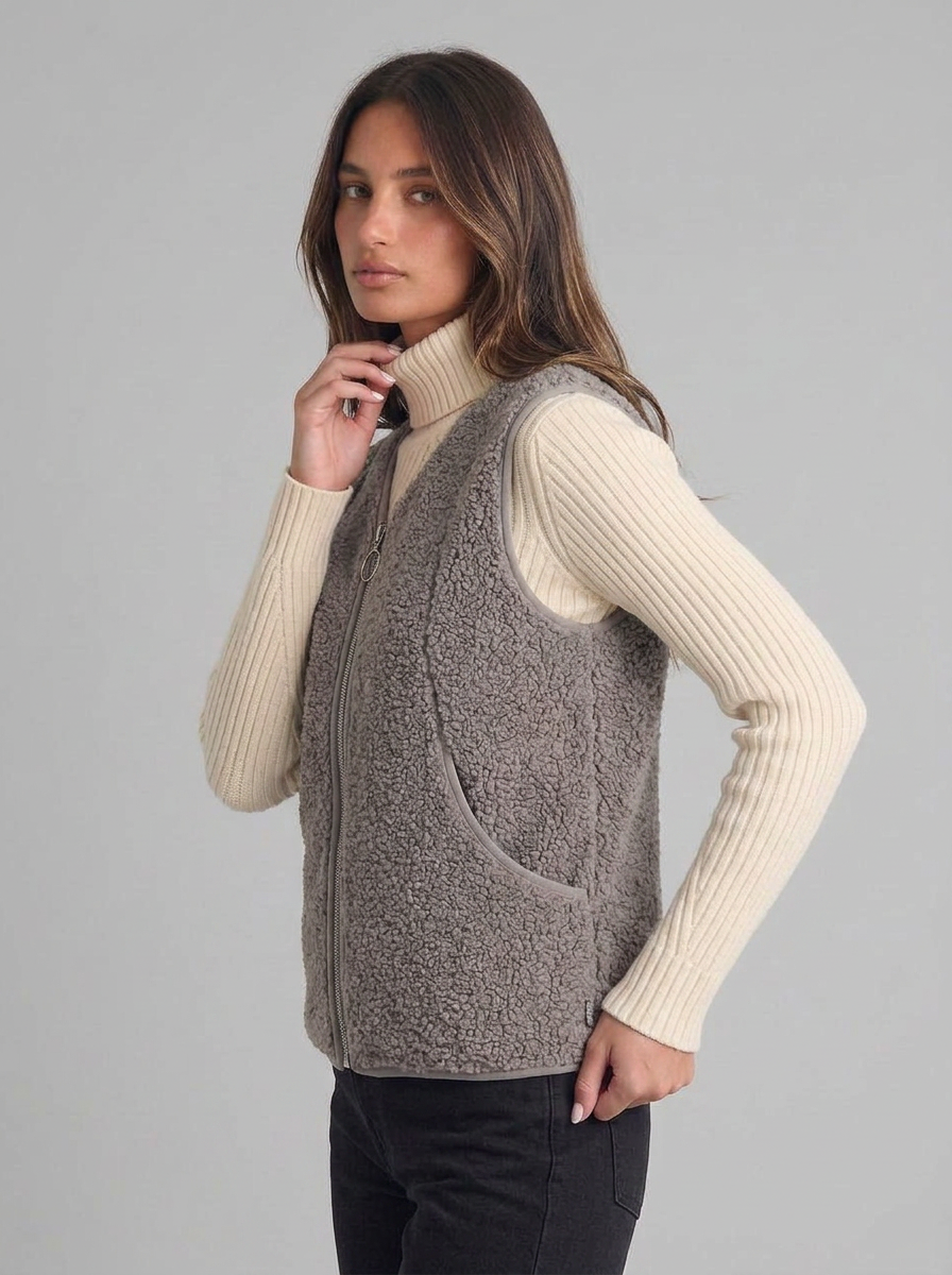 Harper | Women's V-Neck Fleece Vest