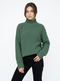 Hazel | Women's Chunky Knit Turtleneck Jumper
