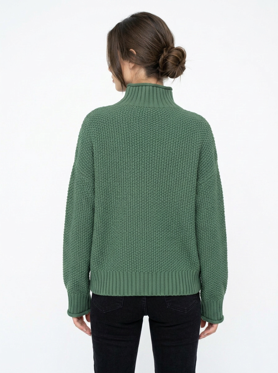 Hazel | Women's Chunky Knit Turtleneck Jumper