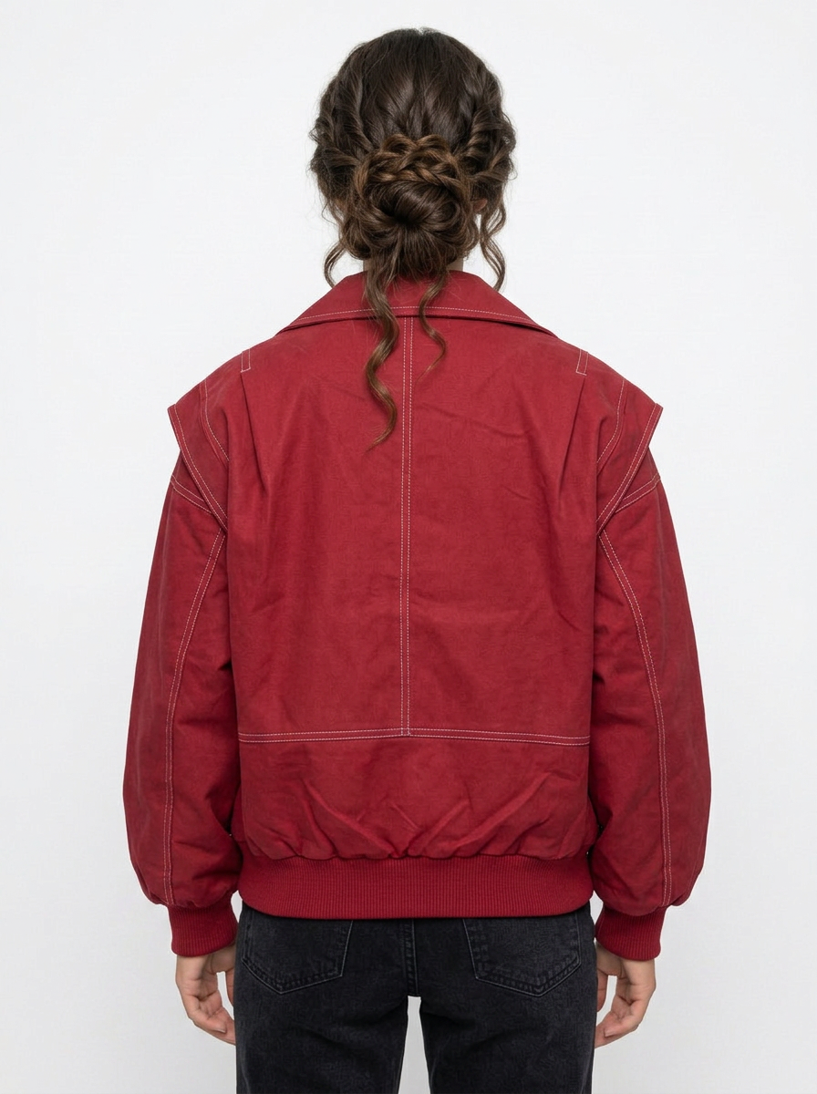 Hazel | Women's Oversized Bomber Jacket