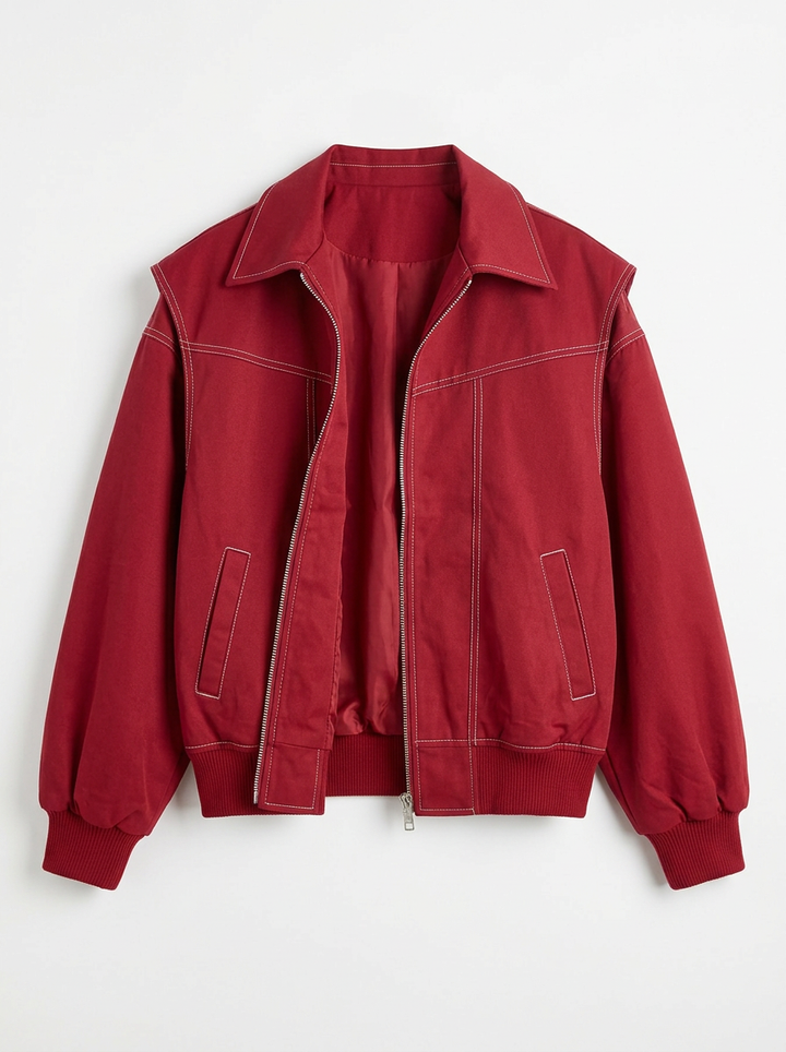 Hazel | Women's Oversized Bomber Jacket