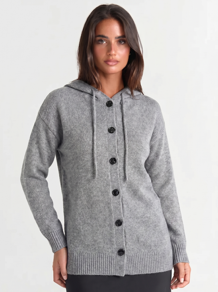 Hazel | Women's Winter Cardigan with Button Front