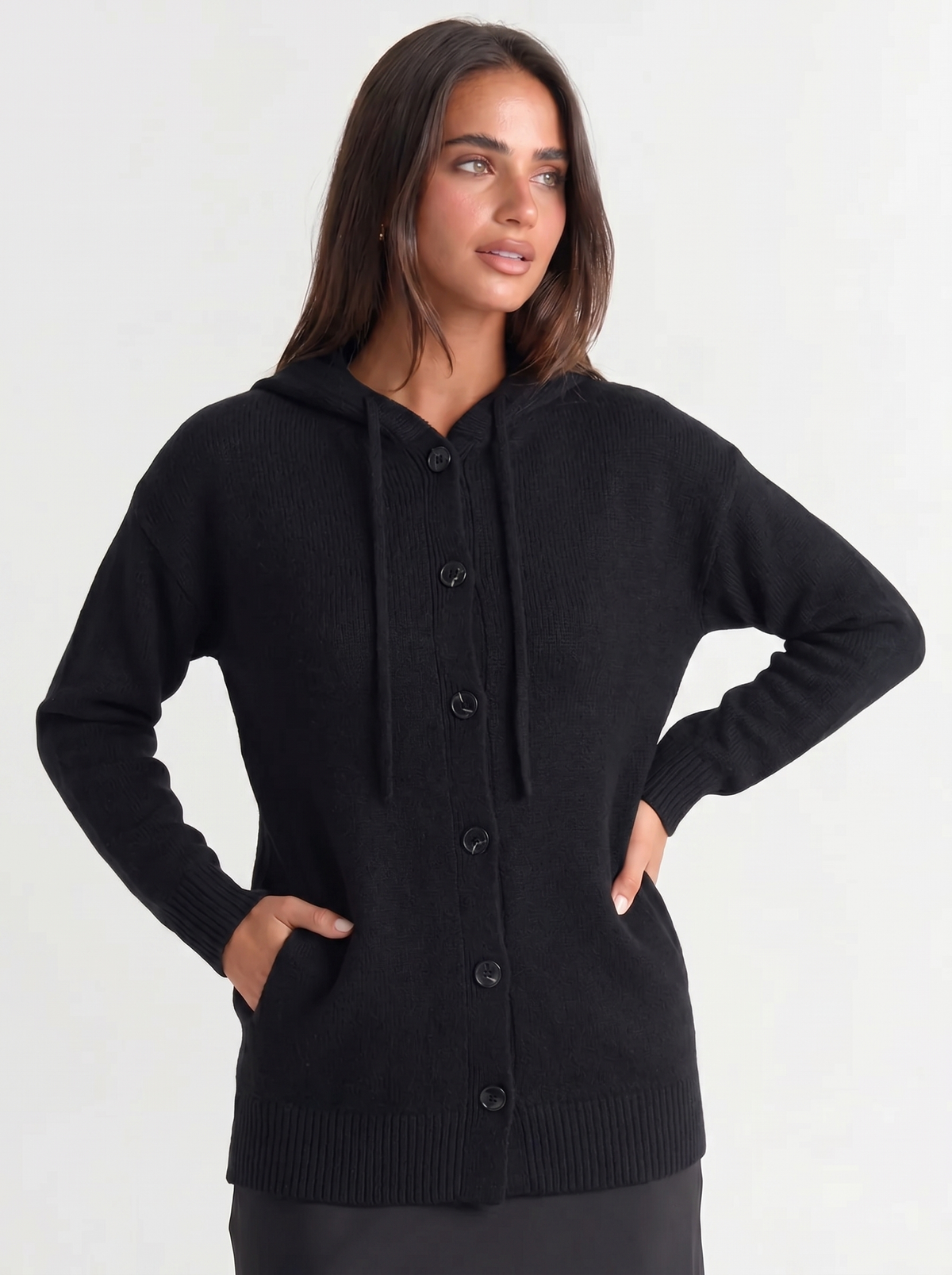 Hazel | Women's Winter Cardigan with Button Front