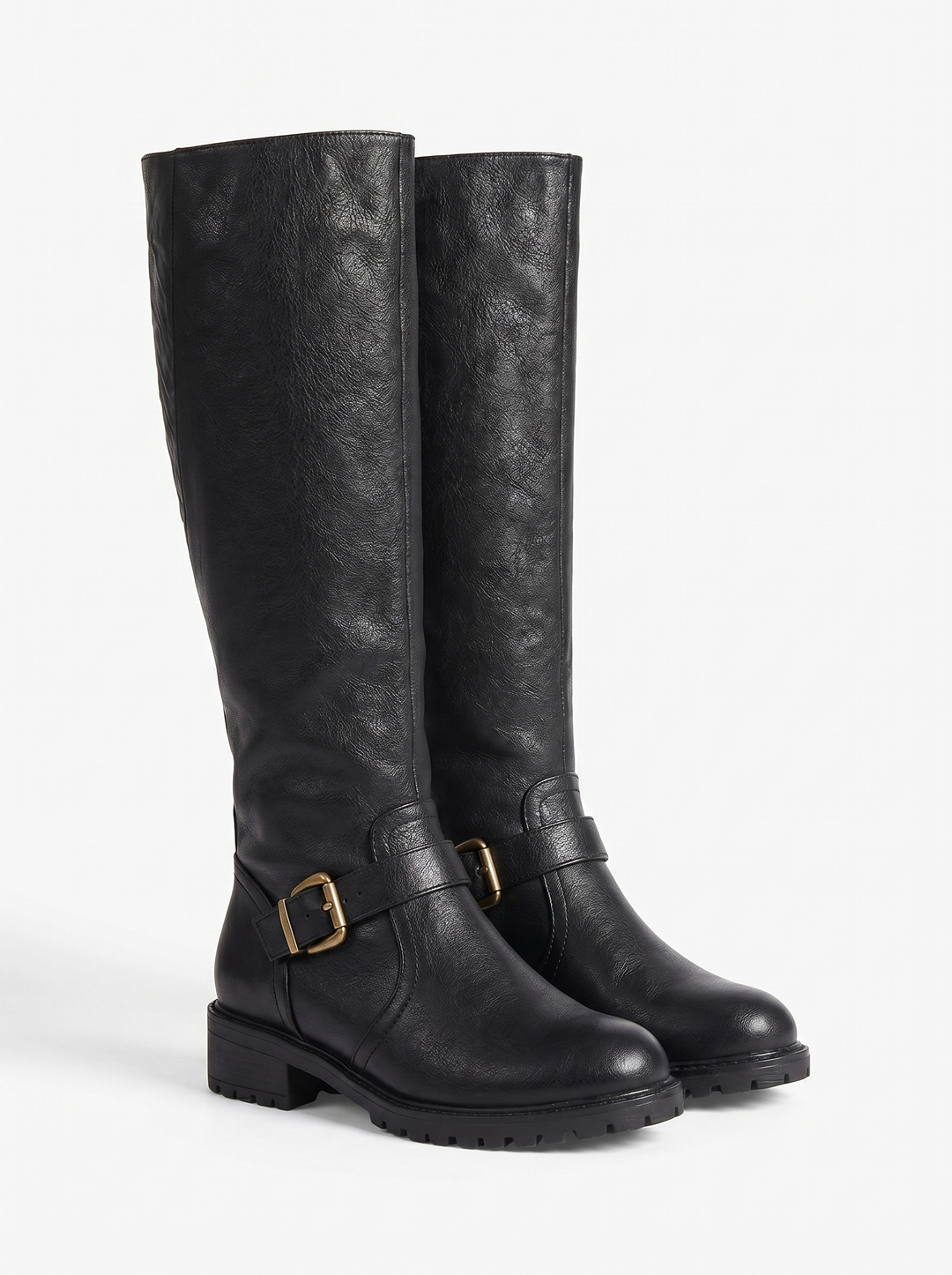 Isabella | Women's Black Solid Orthopedic Leather Boots