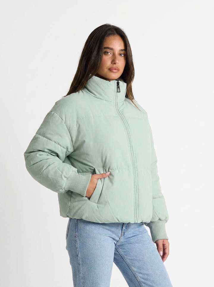 Isla | Women's Cropped Puffer Jacket 6