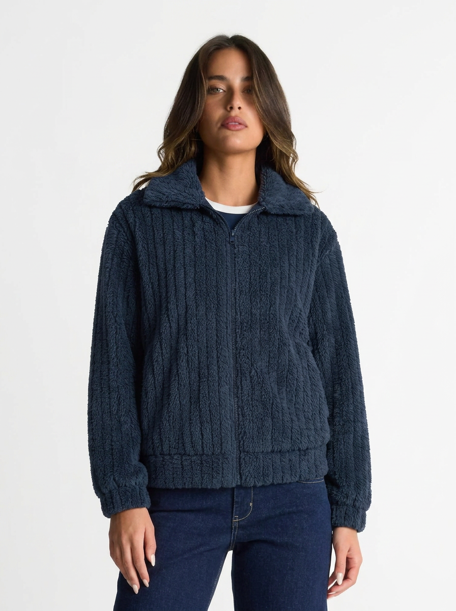 Isla | Women's Fluffy Hooded Jacket