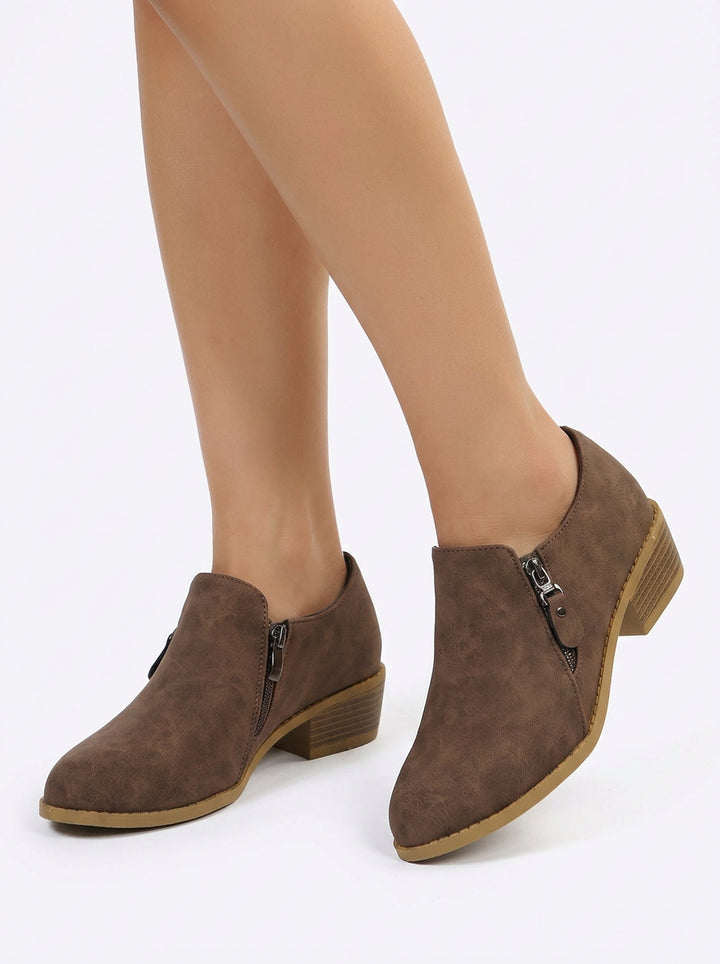 Isla | Women's Orthopedic Boots Low Block Heel