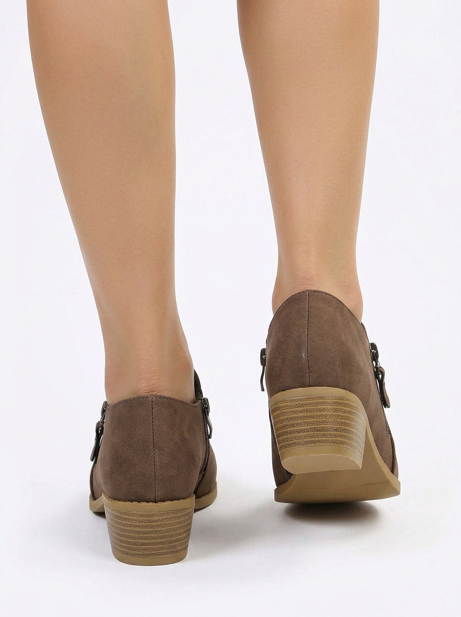Isla | Women's Orthopedic Boots Low Block Heel