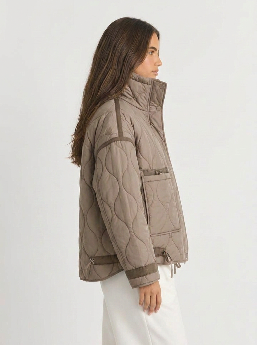 Isla | Women's Quilted Zipper Jacket 2