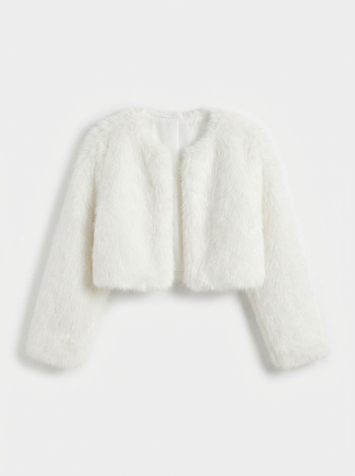 Jade | Women's Faux Fur Cropped Jacket 3