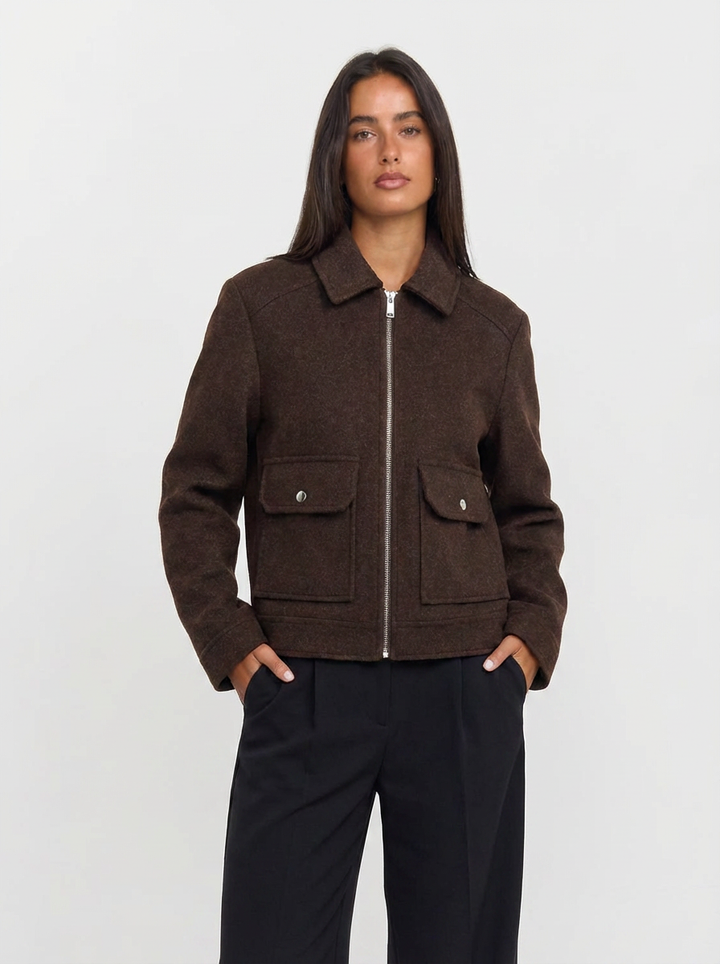 Jamie | Women's Full Zip Cropped Jacket