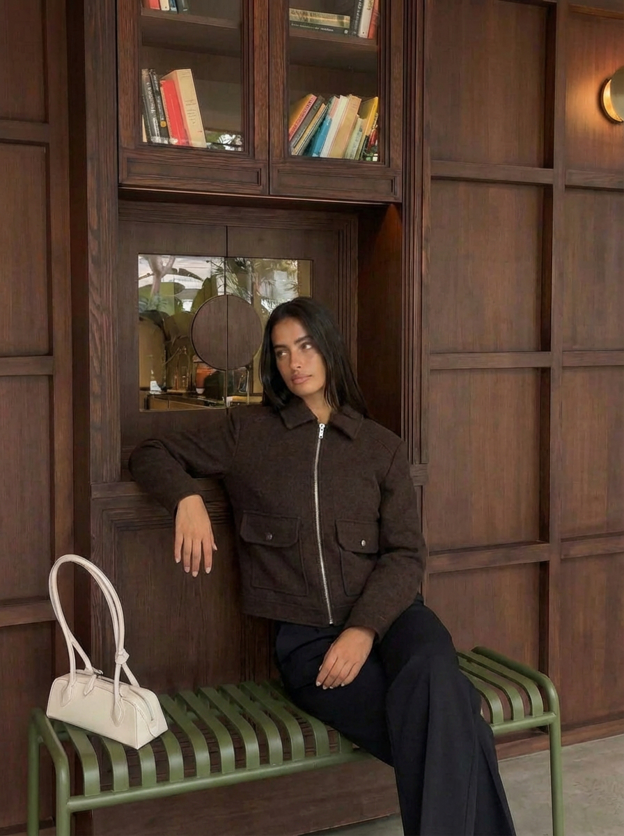 Jamie | Women's Full Zip Cropped Jacket 1