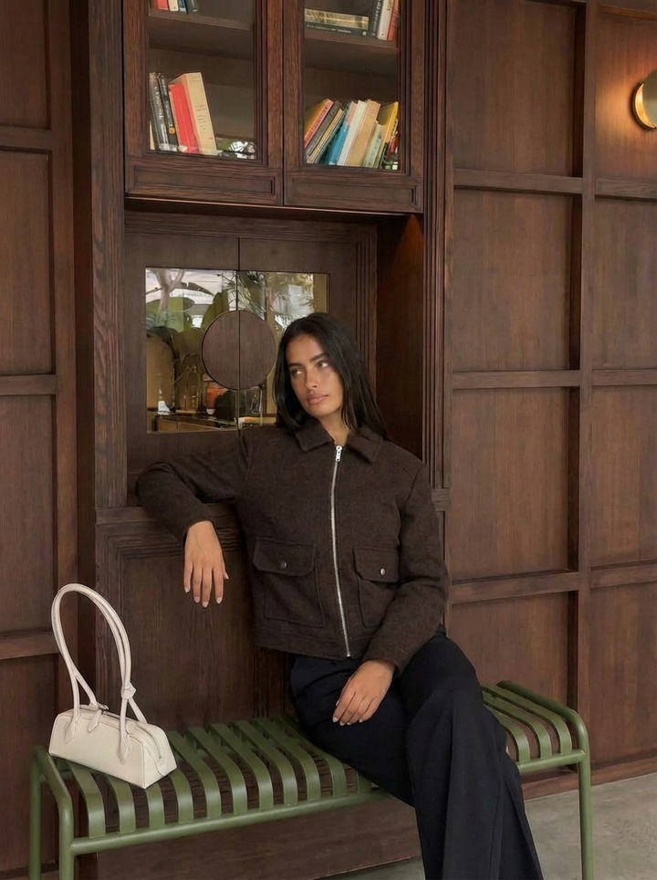 Jamie | Women's Full Zip Cropped Jacket 1
