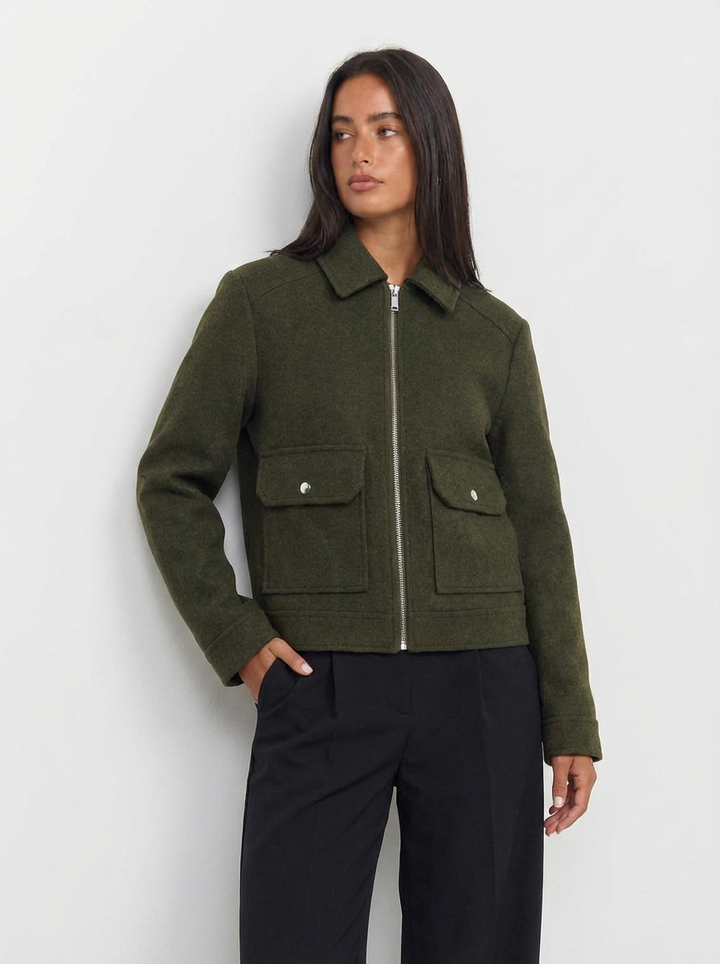 Jamie | Women's Full Zip Cropped Jacket 5