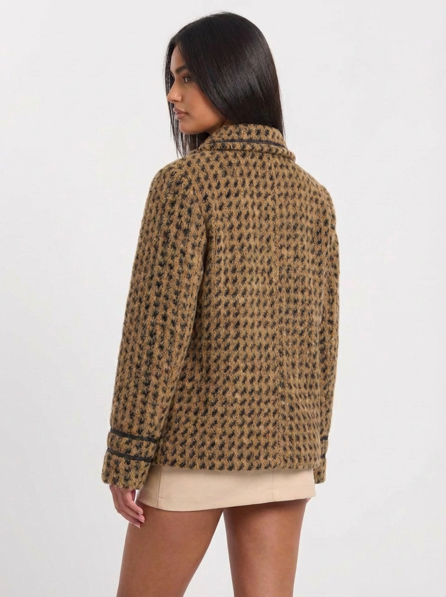 Jana | Women's Houndstooth Knit Jacket 2