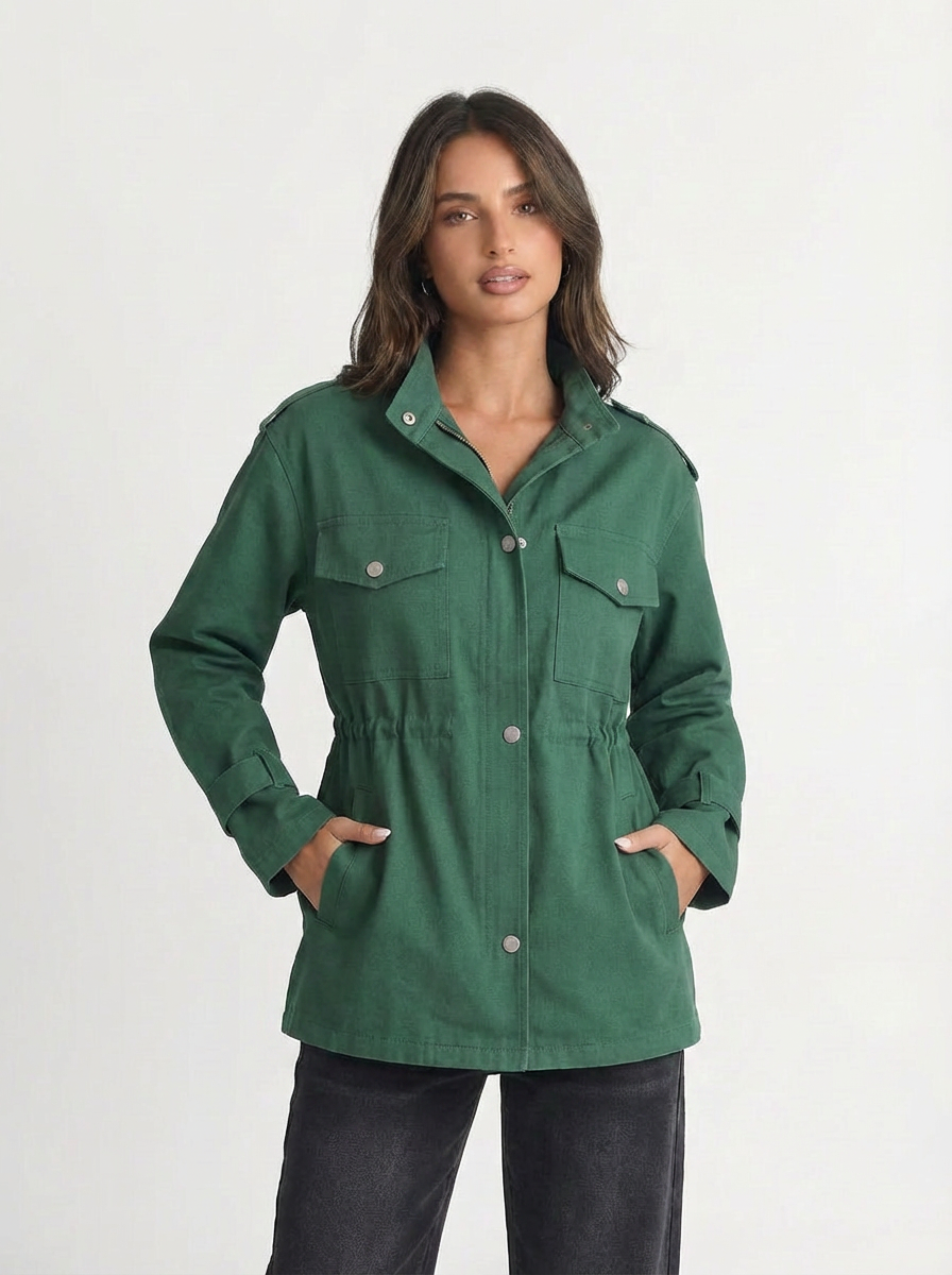 Jasmine | Women's Full Zip Utility Jacket 5