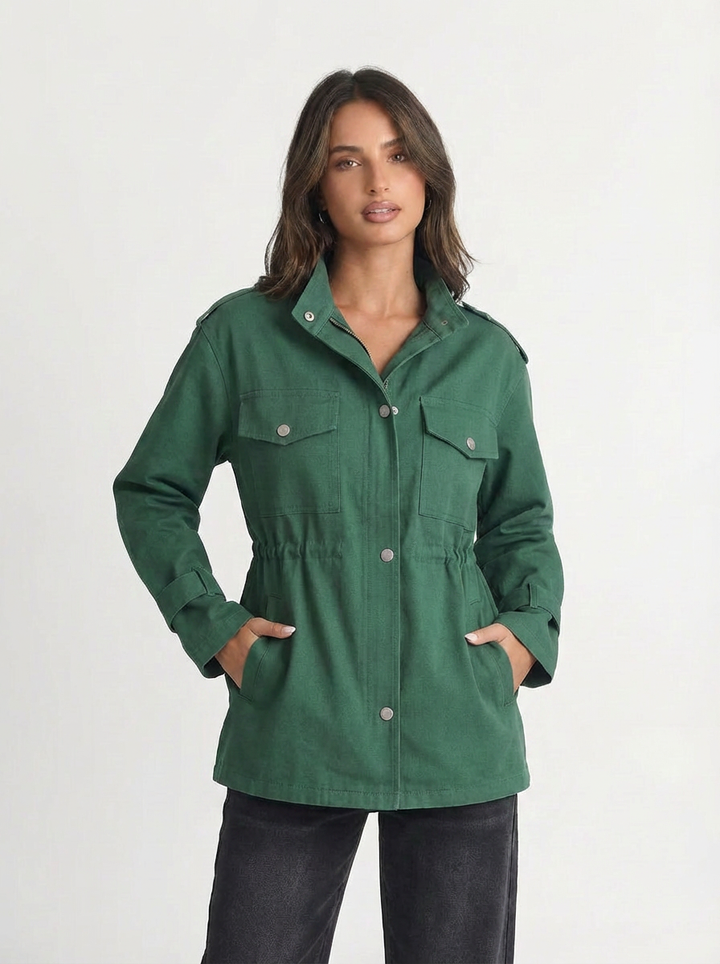 Jasmine | Women's Full Zip Utility Jacket 5