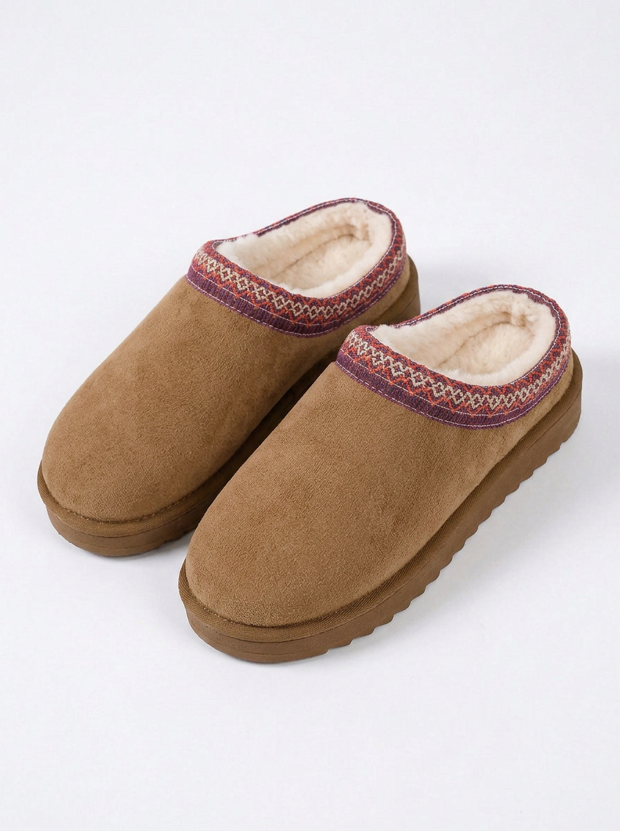 Jenna | Women's Fur Lined Platform Slip On