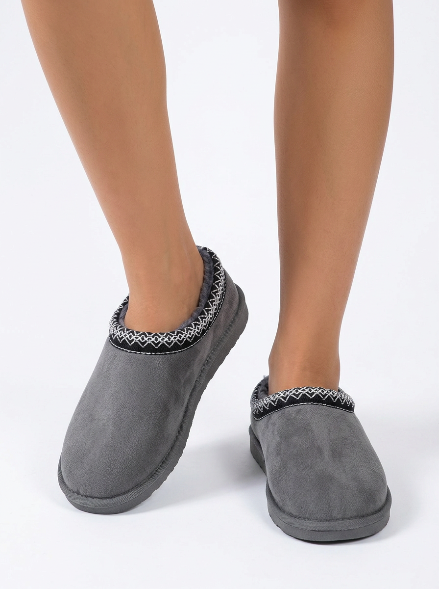 Jenna | Women's Fur Lined Platform Slip On