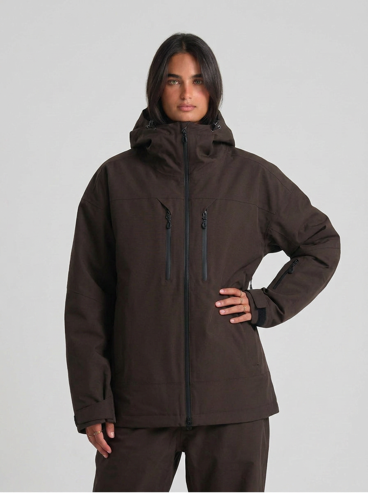 Jenna | Women's Hooded Ski Zip Jacket 