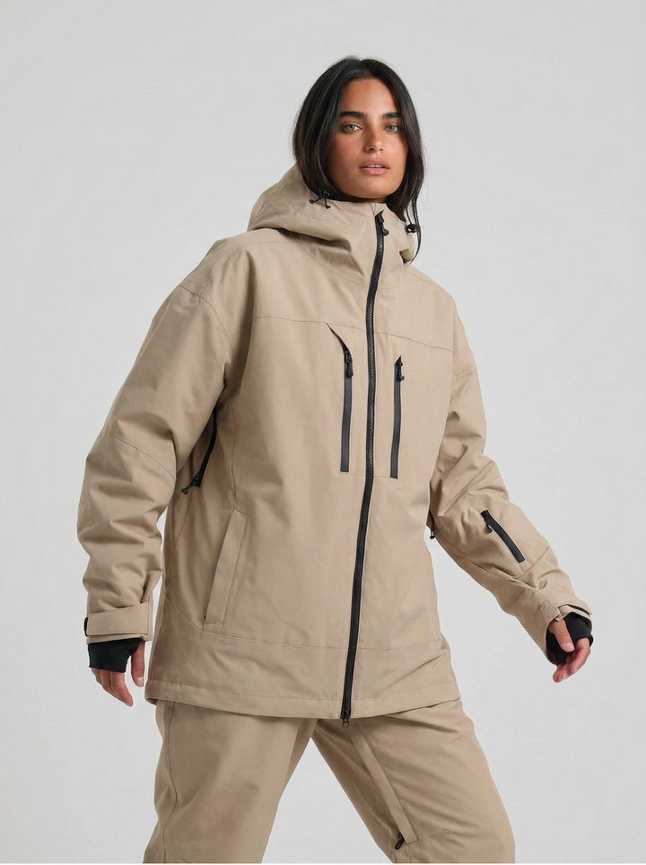 Jenna | Women's Hooded Ski Zip Jacket 