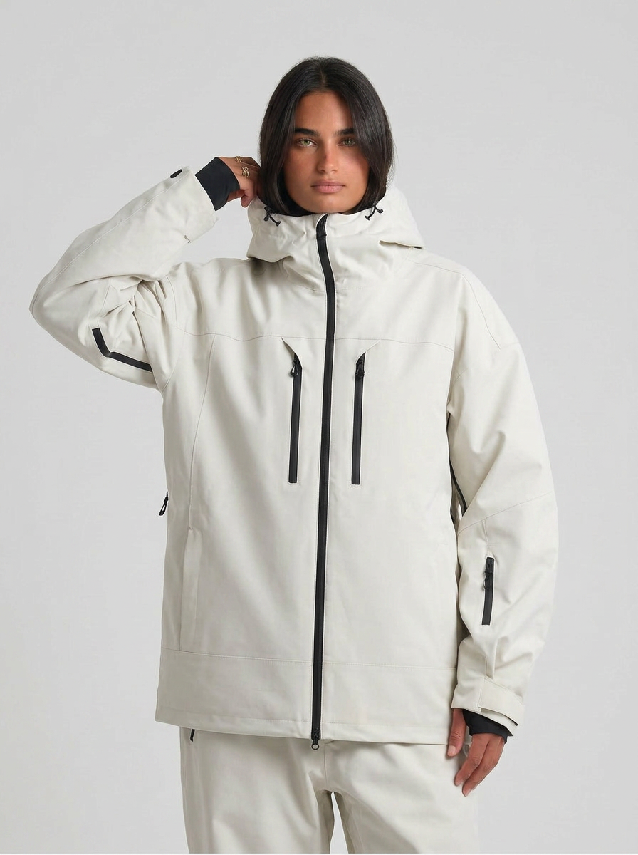 Jenna | Women's Hooded Ski Zip Jacket 
