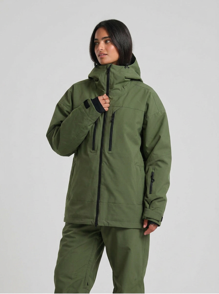 Jenna | Women's Hooded Ski Zip Jacket 