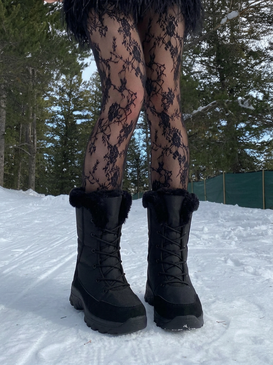 Jenny | Women's Snow Boots Lace Up