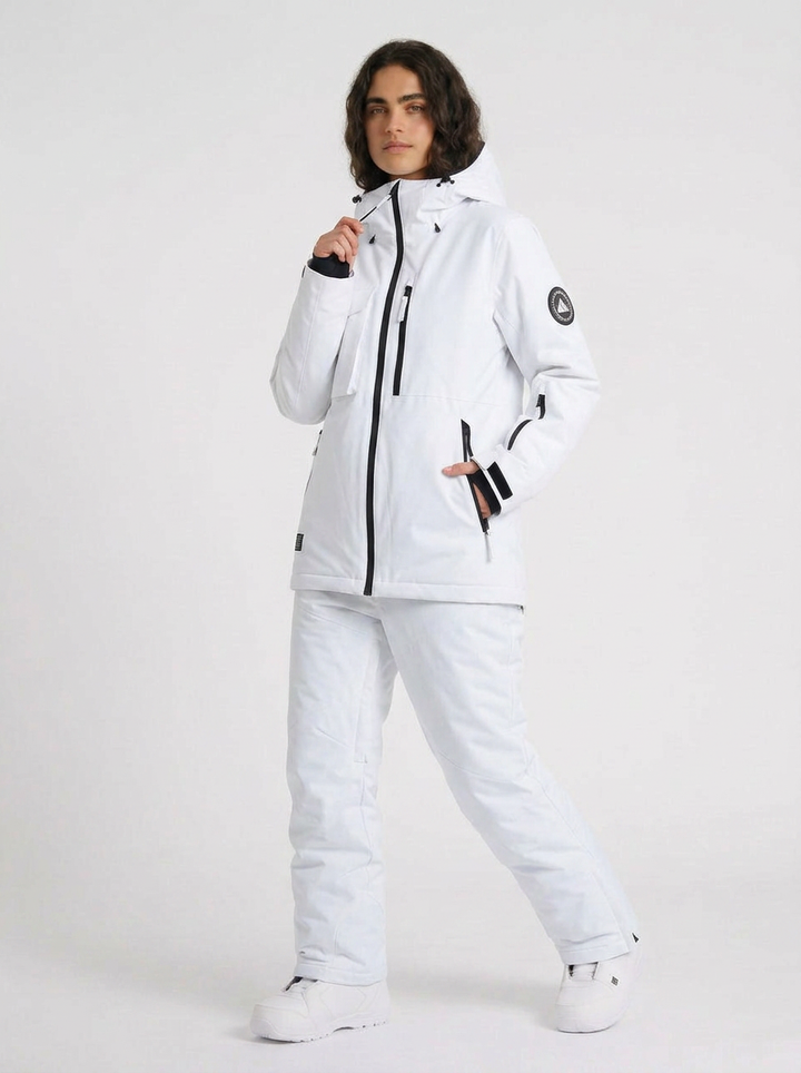 Jodi | Women's Ski Set Hooded Jacket Pants Zip
